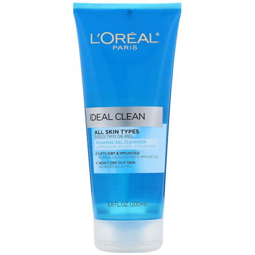 L'Oreal, Ideal Clean, пенящийся очищающий гель, 200 мл (6,8 жидк. унции) #1