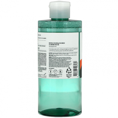 Missha, Cicadin, вода для очищения от пятен, pH, 300 мл (10,14 жидк. Унции) #1