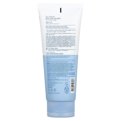 Missha, Super Aqua Ultra Hyalon, очищающая пенка, 200 мл (6,76 жидк. унции) #1