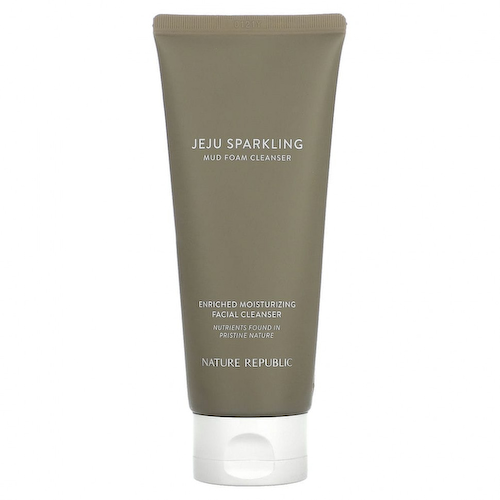 Nature Republic, Jeju Sparkling, очищающая грязевая пенка, 150 мл (5,07 жидк. Унции) #1