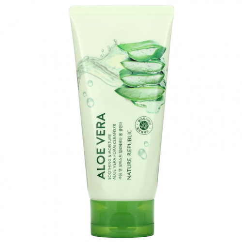 Nature Republic, Очищающая пенка с алоэ вера, 150 мл (5,07 жидк. Унции) #1