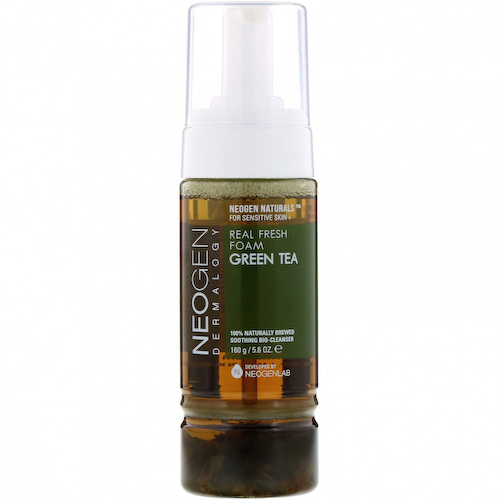 Neogen, Real Fresh, освежающая пенка, зеленый чай, 160 г (5,6 унции) #1