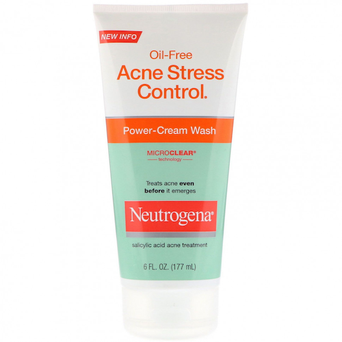 Neutrogena, Безмасляное средство от акне Acne Stress Control, крем для умывания, 6 ж. унц. (177 мл) #1