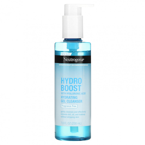 Neutrogena, Hydro Boost с гиалуроновой кислотой, увлажняющий очищающий гель, без отдушек, 230 мл (7,8 жидк. Унции) #1