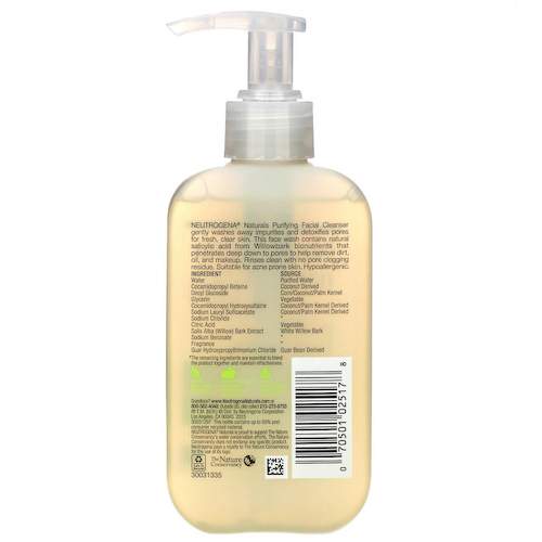 Neutrogena, Neutrogena, Naturals, очищающее средство для лица, 177 мл (6 жидких унций) #1