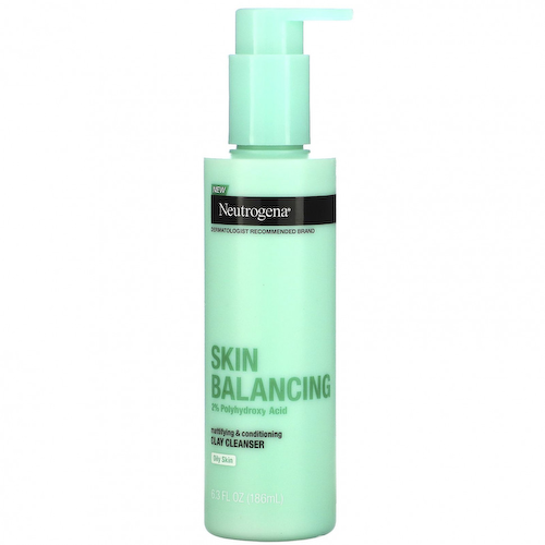 Neutrogena, Skin Balancing, очищающее средство с глиной, 186 мл (6,3 жидк. Унции) #1