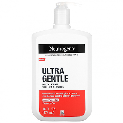 Neutrogena, Ультра мягкое, ежедневное очищающее средство с провитамином B5, без отдушек, 473 мл (16 жидк. Унций) #1