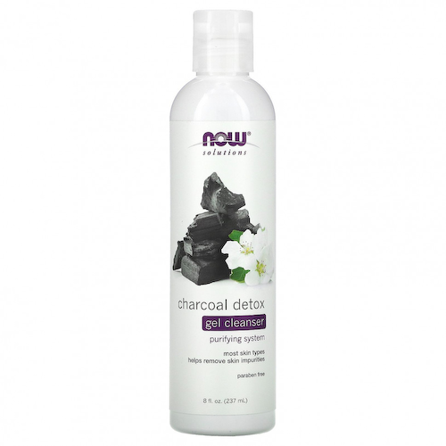 NOW Foods, Solutions, увлажняющий детокс-гель с древесным углем, 237 мл (8 жидк. унций) #1
