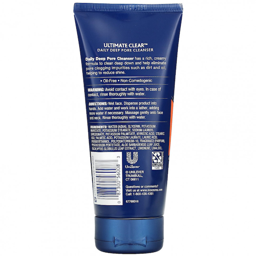 Noxzema, Ultimate Clear, ежедневное очищающее средство для глубоких пор, 170 г (6 унций) #1