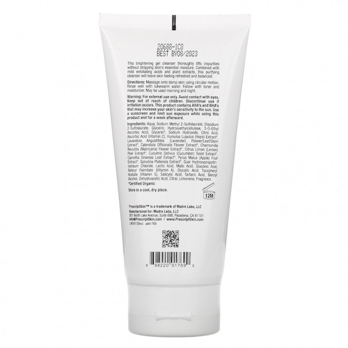 PrescriptSkin, очищающее средство с витамином C, улучшенный осветляющий и очищающий гель, 177 мл (6 жидк. унций) #1