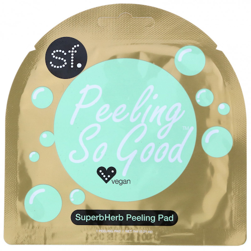 SFGlow, Peeling So Good, Пилинг-диски SuperbHerb, 1 шт., 7 мл (0,24 унции) #1