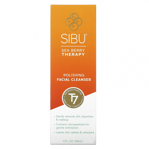 Sibu Beauty, Балансирующее очищающее средство для лица с облепихой, 4 жидких унции (118 мл) #1