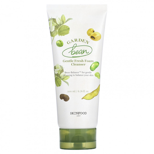 SKINFOOD, Garden Bean, освежающая нежная очищающая пенка, 200 мл (6,76 жидк. Унции) #1
