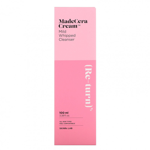 SkinRx Lab, MadeCera Cream, мягкое очищающее средство со взбитыми сливками, 100 мл (3,38 жидк. Унции) #1