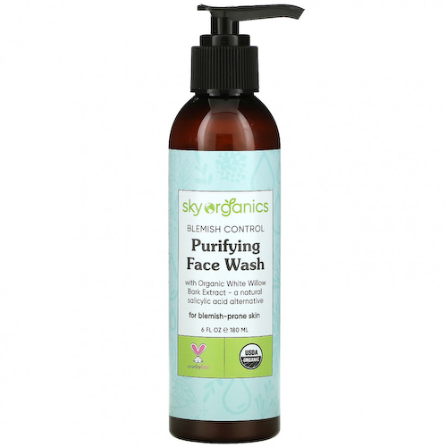 Sky Organics, Blemish Control, Purifying Face Wash, 6 fl oz (180 ml) #1