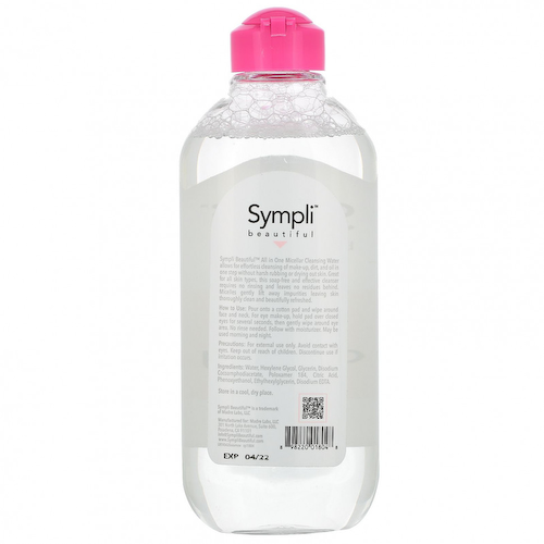 Sympli Beautiful, универсальная мицеллярная очищающая вода, 400 мл (13,5 жидк. унции) #1