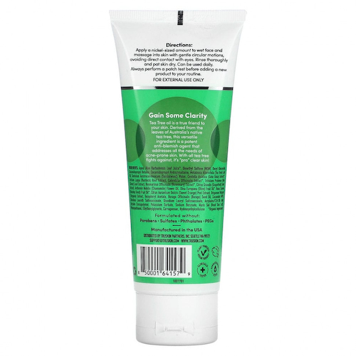 TruSkin, Суперочищающее средство Tea Tree с МСМ и ромашкой, 118 мл (4 жидк. Унции) #1