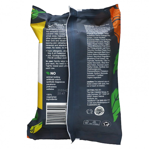 Alba Botanica, Hawaiian Detox Towelettes, 25 влажных салфеток #1