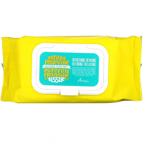 Ariul, Очищающая салфетка для снятия стресса Purefull Cleansing Tissue, 80 листов #1