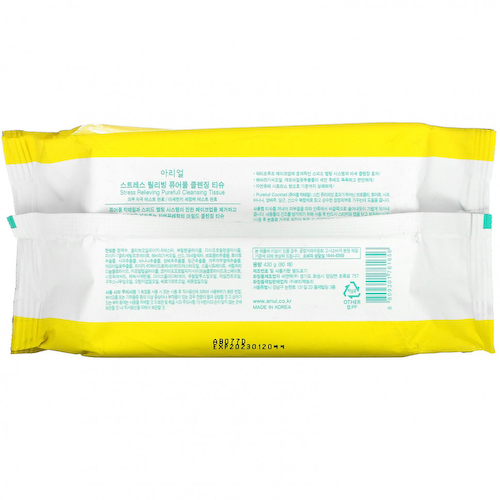 Ariul, Очищающая салфетка для снятия стресса Purefull Cleansing Tissue, 80 листов #1