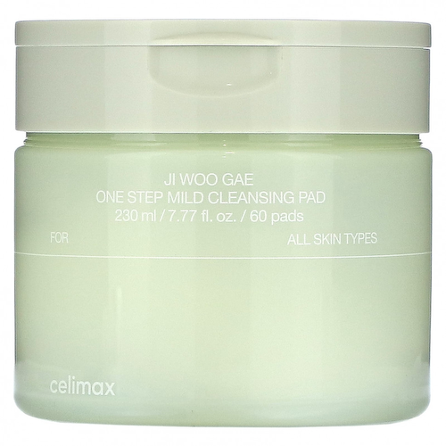 Celimax, One Step Mild Cleansing Pad, Ji Woo Gae, 60 подушечек #1