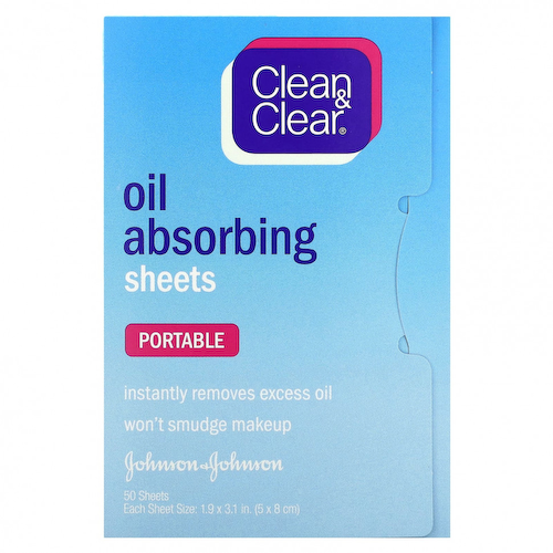 Clean & Clear, Маслоопоглощающие листы, переносные, 50 листов #1