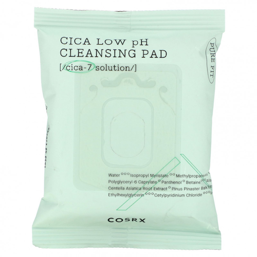 Cosrx, Cica Low pH Cleansing Pad, 30 салфеток, 85 мл (2,87 жидк. Унции) #1