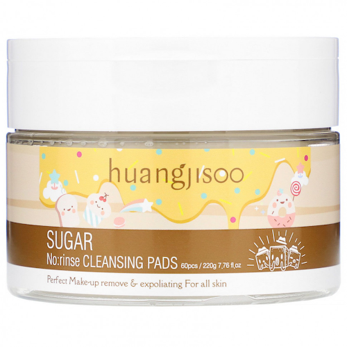 Huangjisoo, Сахарные Очищающие салфетки Rinse, 60 салфеток, 220 г (7,76 унции) #1