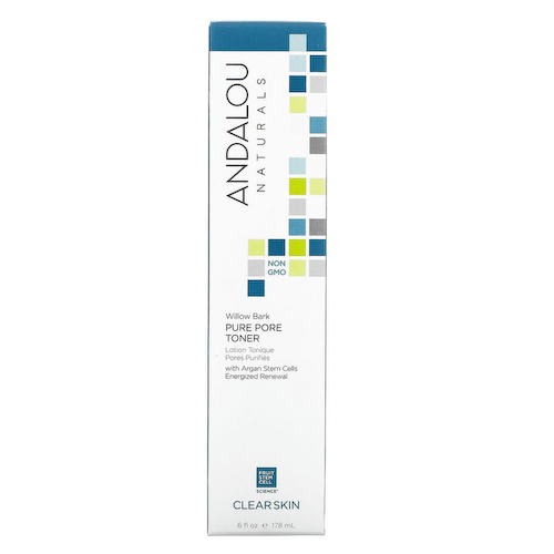Andalou Naturals, тоник для очищения пор, ивовая кора, 178 мл (6 жидк. унций) #1