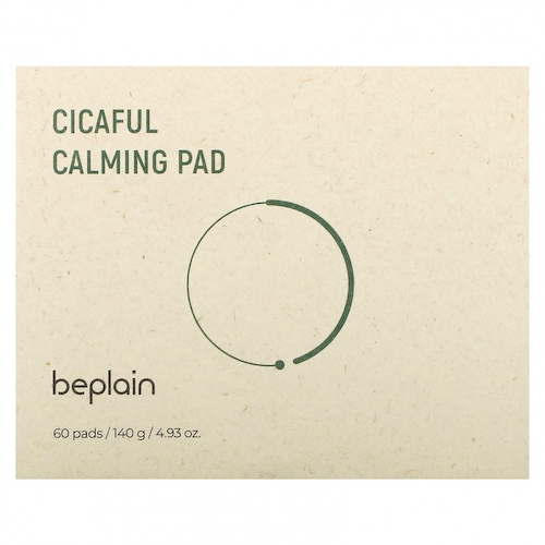 Beplain, Cicaful Calming Pad, 60 подушечек, 140 г (4,93 унции) #1