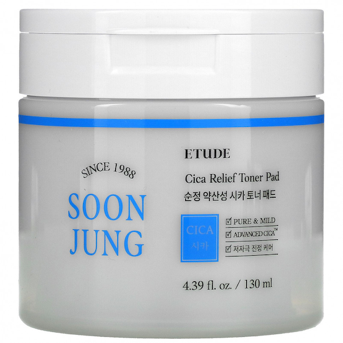 Etude, Soon Jung, тоник для губ Cica Releif, 130 мл (4,39 жидк. Унции) #1