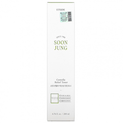 Etude, Soon Jung, тоник с центеллой, 200 мл (6,76 жидк. Унции) #1