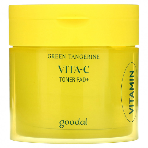 Goodal, Green Tangerine Vita-C Toner Pad +, 70 подушечек #1