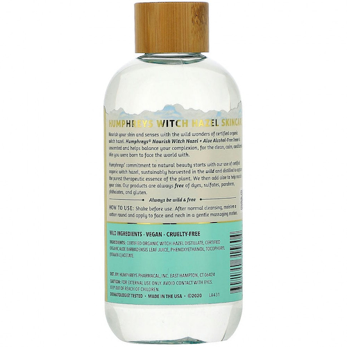 Humphrey's, Witch Hazel, тоник без спирта с алоэ, питательный, 236 мл (8 жидк. Унций) #1