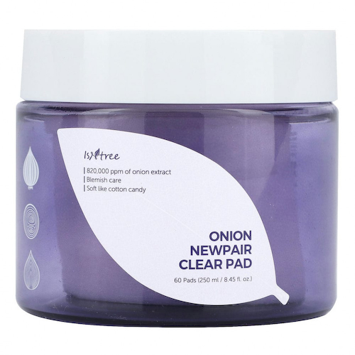 Isntree, Onion Newpair, прозрачные салфетки, 60 салфеток, 250 мл (8,45 жидк. Унции) #1
