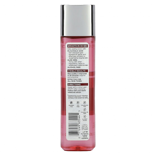 L'Oréal, Revitalift Derm Intensives, пилинг-тоник с 5% чистой гликолевой кислотой, без отдушек, 180 мл (6 жидк. Унций) #1
