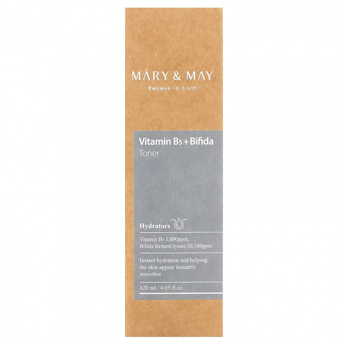 Mary&May, Витамин B5 + Bifida, тоник, 120 мл (4,05 жидк. Унции) #1