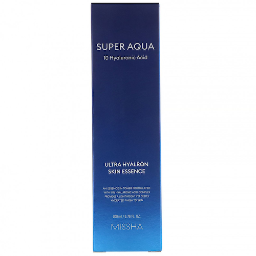 Missha, Super Aqua Ultra Hyalron, увлажняющая эссенция для лица, 200 мл (6,76 жидк. унций) #1