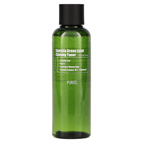 Purito, Успокаивающий тоник Centella Green Level, без спирта, 200 мл (6,76 жидк. Унции) #1