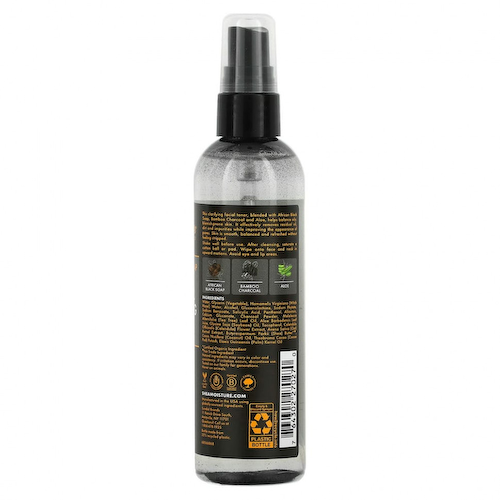 SheaMoisture, African Black Soap, очищающий тоник с бамбуковым углем и алоэ, 121 мл (4,1 жидк. Унции) #1