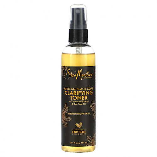 SheaMoisture, African Black Soap, очищающий тоник с экстрактом тамаринда и чайным маслом, 121 мл (4,1 жидк. Унции) #1
