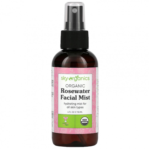 Sky Organics, Rosewater Toner, 100% Pure Organic, 4 fl oz (118 ml) #1