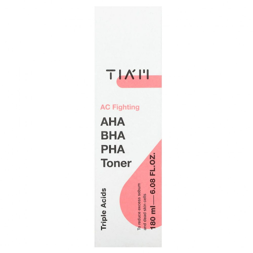 Tiam, AC Fighting, AHA, BHA, тонер с ПГК, 180 мл (6,08 жидк. Унции) #1