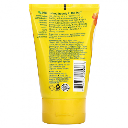 Alba Botanica, Гавайский скраб для лица, 113 г (4 унции) #1