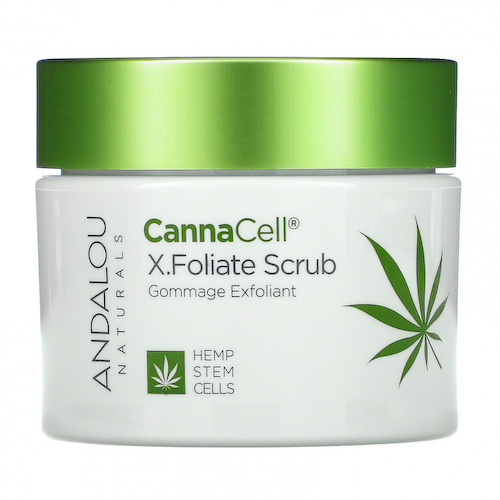 Andalou Naturals, CannaCell, скраб с X. листвой, 50 г (1,7 унции) #1