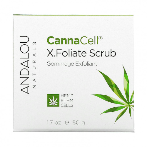 Andalou Naturals, CannaCell, скраб с X. листвой, 50 г (1,7 унции) #1