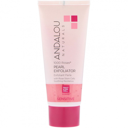 Andalou Naturals, Pearl Exfoliator, 1000 Roses, для чувствительной кожи, 58 мл (2 жидк. унции) #1