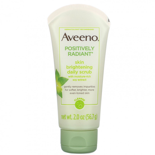 Aveeno, Active Naturals, Positively Radiant, осветляющий скраб для ежедневного применения, 56,7 г (2,0 унции) #1