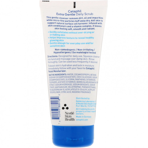Cetaphil, Extra Gentle, скраб для ежедневного использования, 178 мл #1
