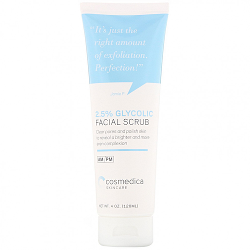 Cosmedica Skincare, Скраб для лица с 2,5%-ным содержанием гликоля , 4 унции (120 мл) #1